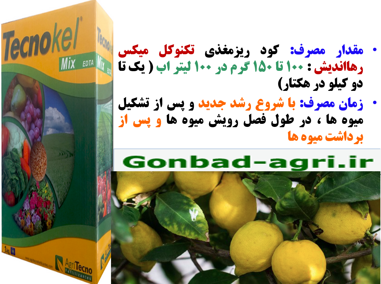 کود تکنوکل میکس برای بهبودی در کیفیت میوه لیمو – قسمت دوم 708
