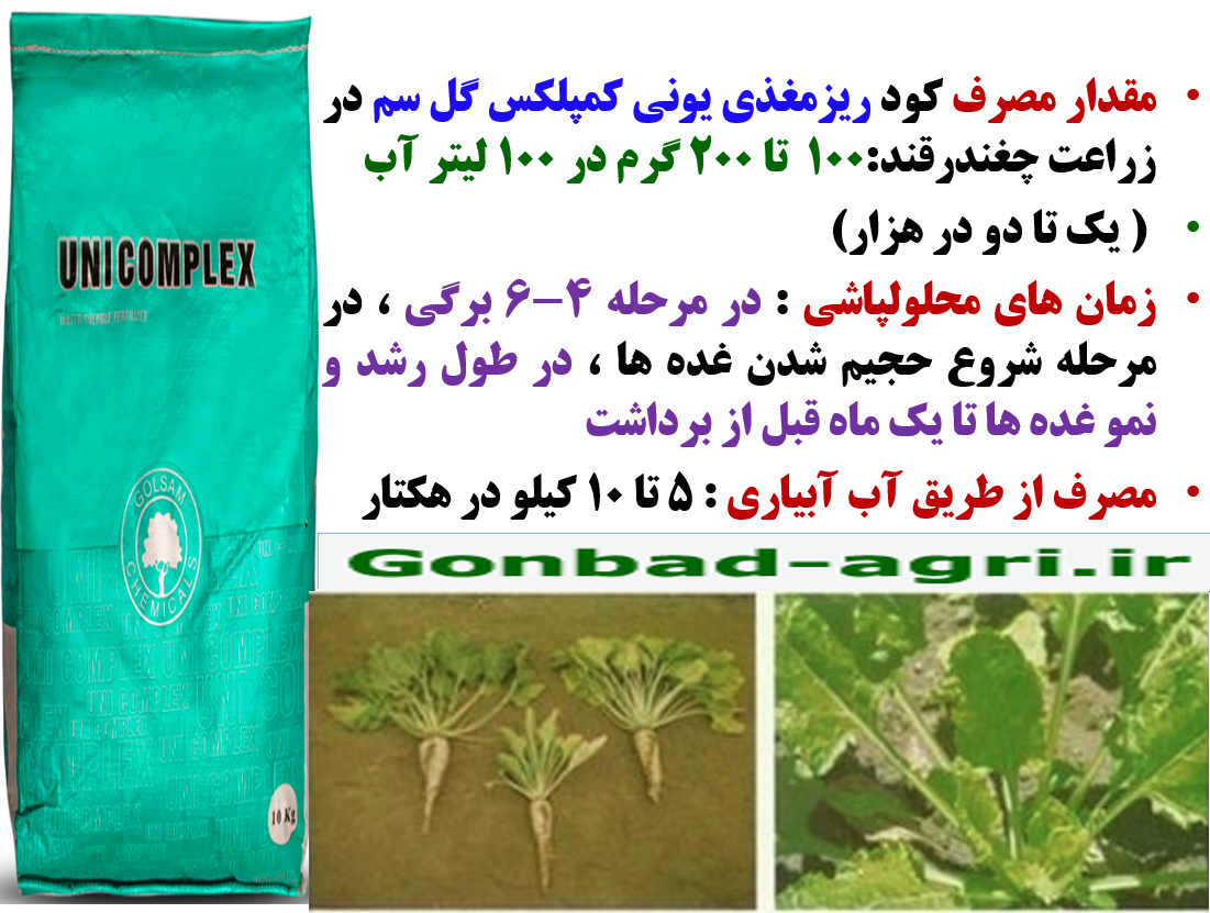 افزایش تولید چغندر و عیار قند آن با کود یونی کمپلکس گل سم – قسمت دوم 146