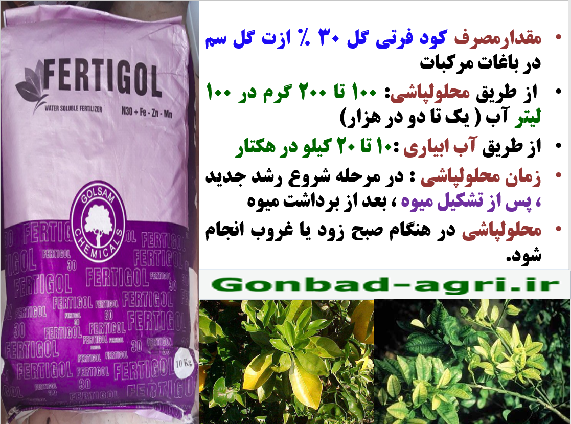 افزایش تولید و کیفیت میوه های مرکبات با کود فرتی گل ازت۳۰% گل سم – قسمت دوم 119