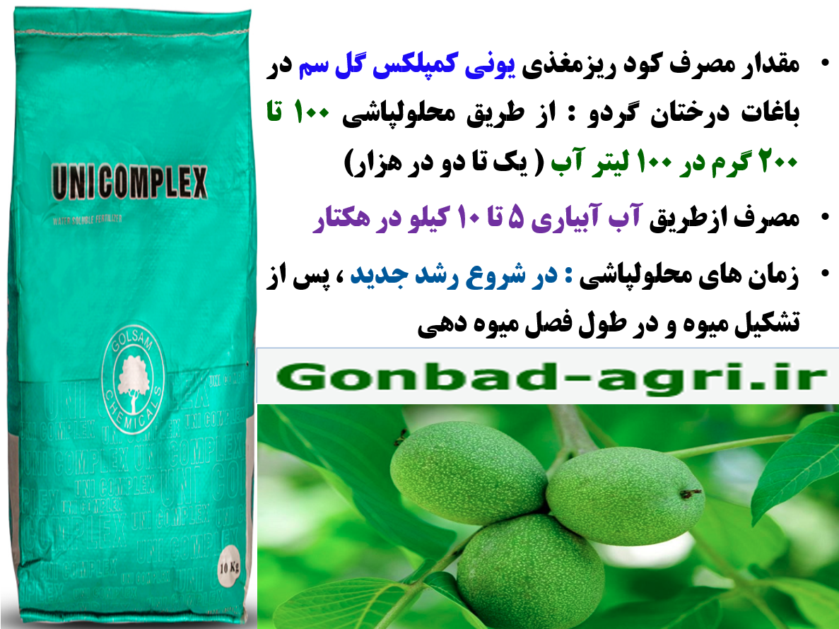 افزایش تولید میوه در درختان گردو با کود یونی کمپلکس گل سم – قسمت دوم 3