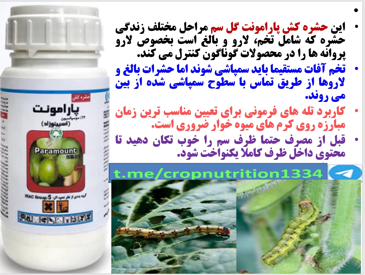 کنترل افات سویا با حشره کش پارامونت گل سم – قسمت سوم